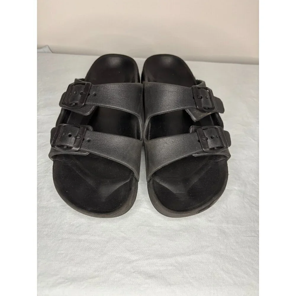 BIRKENSTOCK Arizona Essentials Black Water Sandal Summer Footbed = 9.5